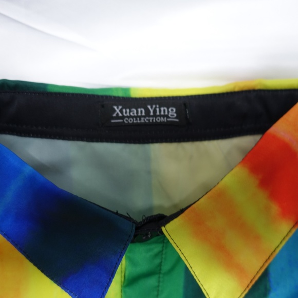 Men's XL Xuan Ying Collectiom Paint Splatter Shirt - Picture 3 of 3